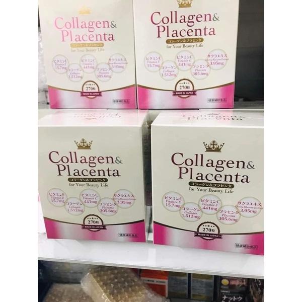 Viên Uống Trắng Da Collagen Placenta 5in1 Nhật Bản 270 Viên