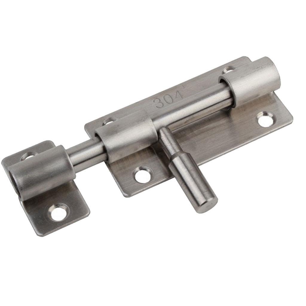 2X Door Window Latch Bolt Gate Lock Stainless Steel Door Hasp Latch Bolt