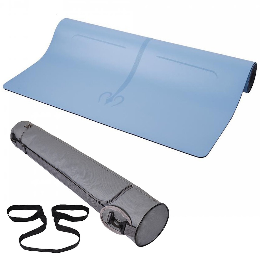 Thảm Tập Yoga Định Tuyến Da PU Cao Cấp Chính Hãng K2TOP + Túi Đựng Thảm Tập Yoga + Dây Buộc Thảm Yoga Định Tuyến