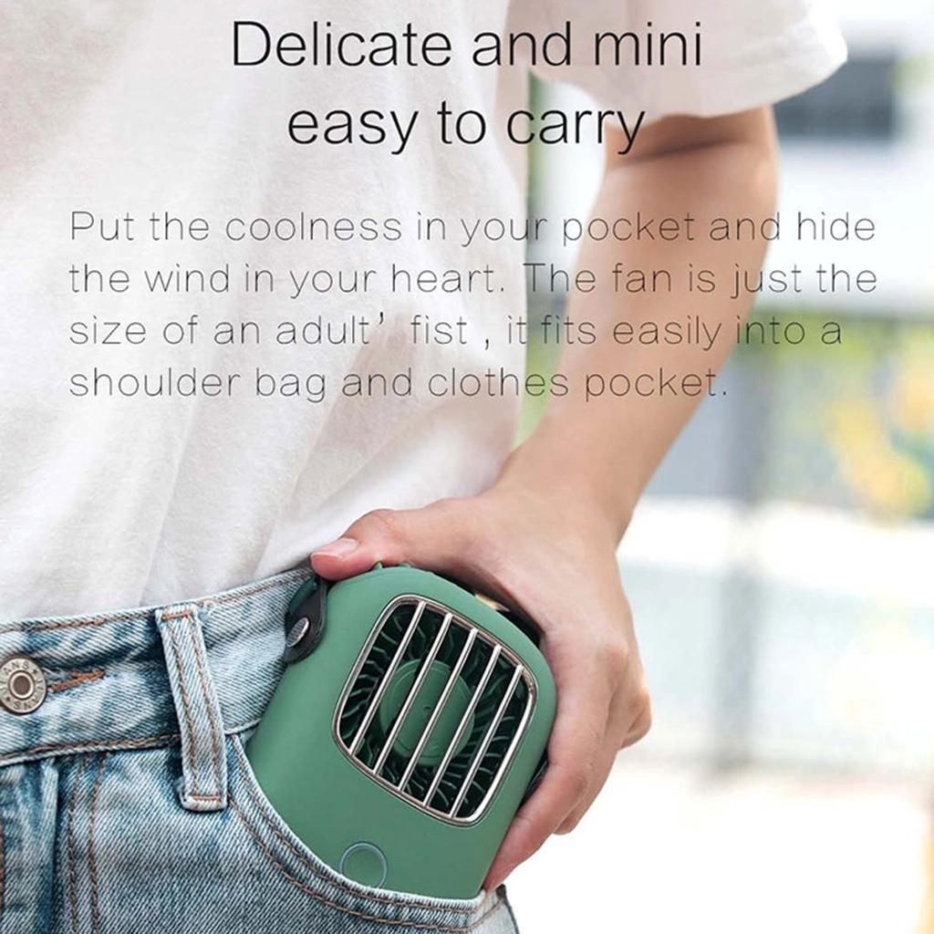 Mini USB Fan Portable Personal Fan Rechargeable Summer Cooling Fan