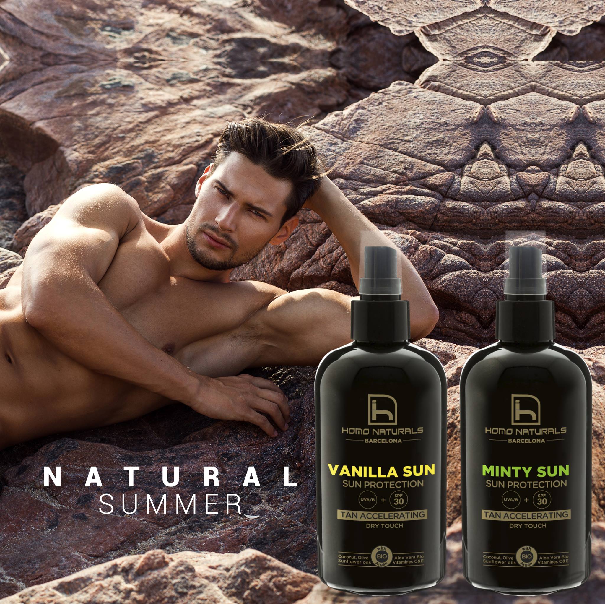 Sữa rửa mặt + kem cạo râu 2 trong 1 hữu cơ dành cho nam Homo Naturals 70ml