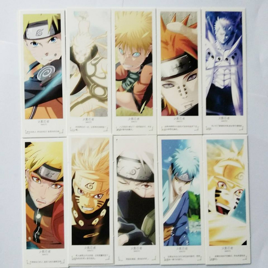 Bookmark Anime Naruto hộp 36 tấm