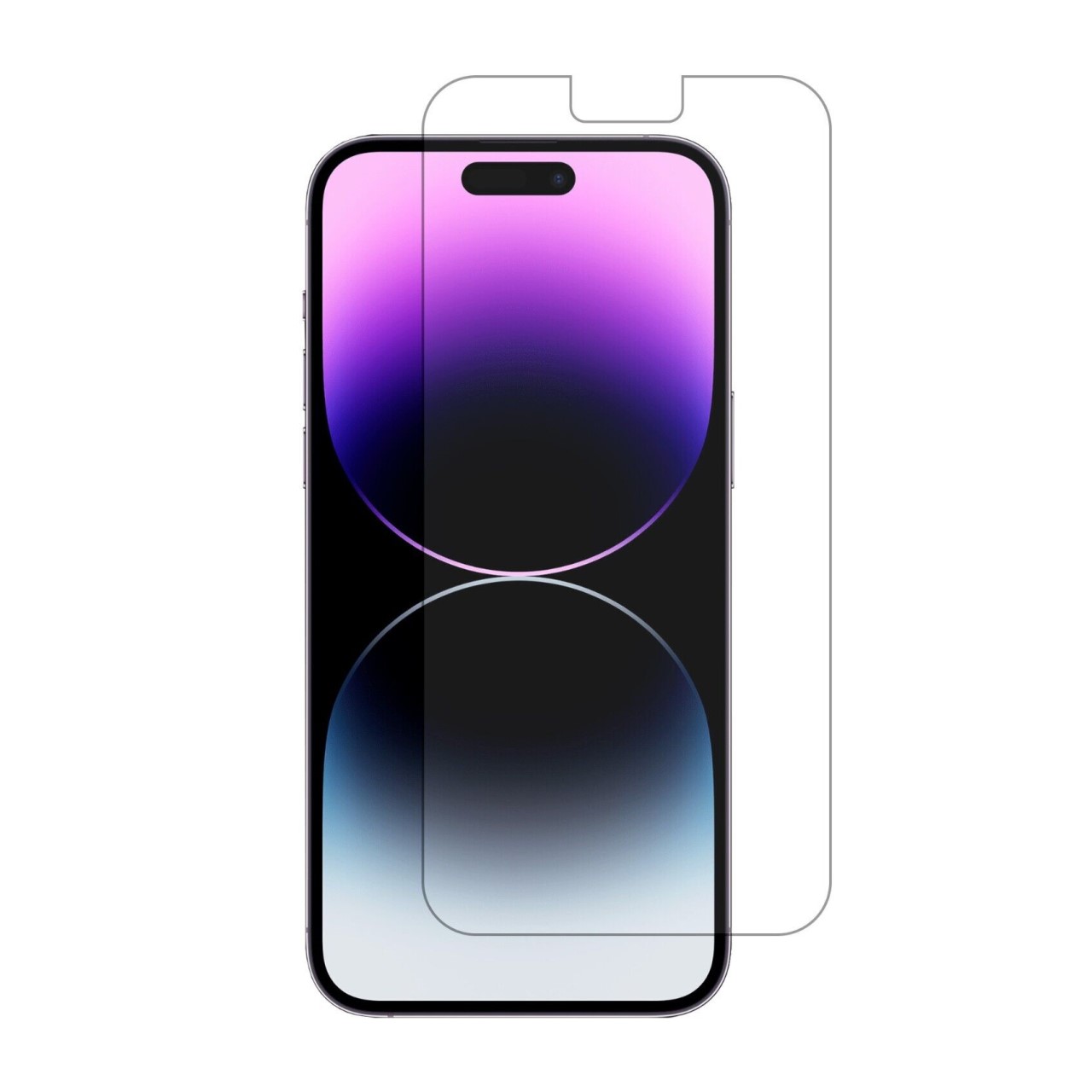 Kính cường lực cho iPhone 14 Pro Max Chống nhìn trộm / Chống vân tay / Full màn hình / Không viền màu / Ốp trong chống sốc