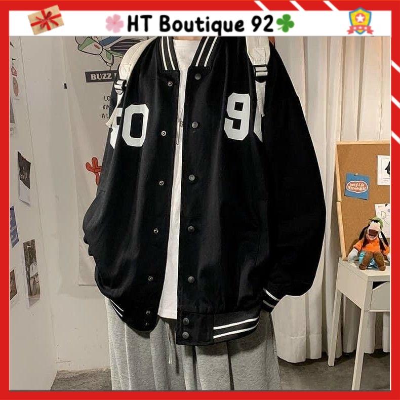 Áo Khoác Dù Nam nữ Unisex Bomber Varsity thời trang KD17