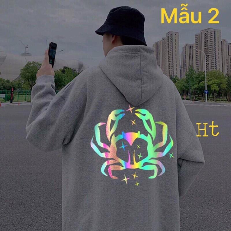 Aó Hoodie Xám 12 Cung Hoàng Đạo nỉ dày dặn siêu ấm