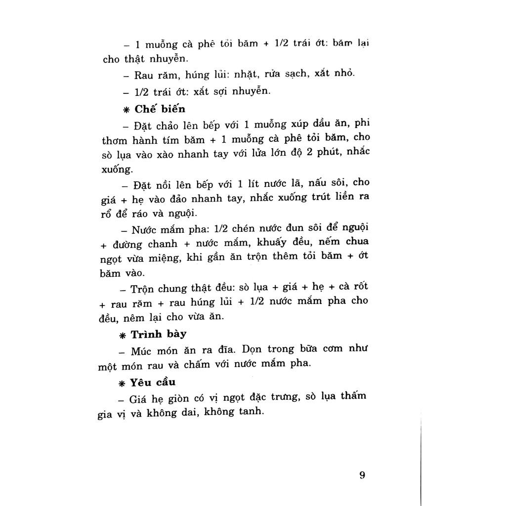 Sách - Thực Đơn- Món Ăn Gia Đình - Đỗ Kim Trung(tái bản)