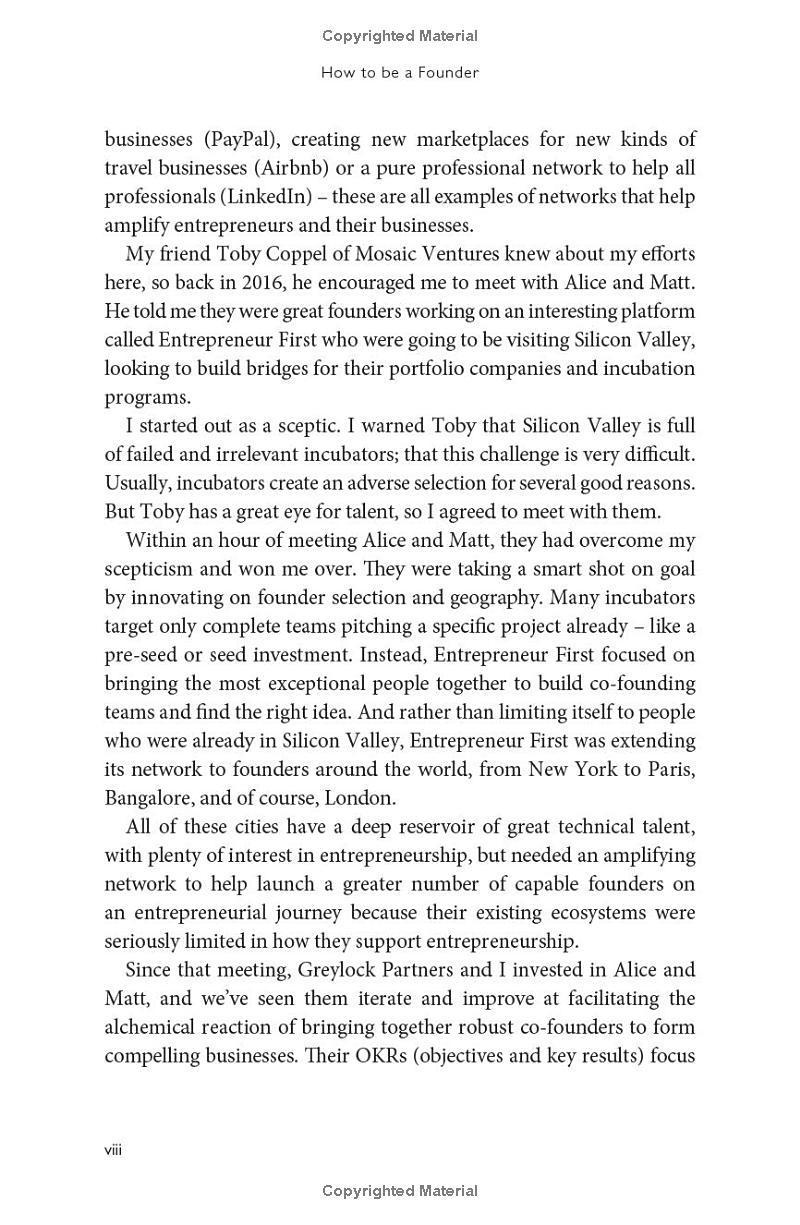 Sách ngoại văn: How To Be A Founder