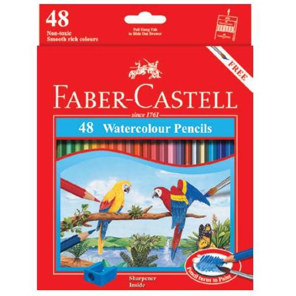 Chì Màu Nước Parrot - 48 Màu Dài Faber - Castell - 114468