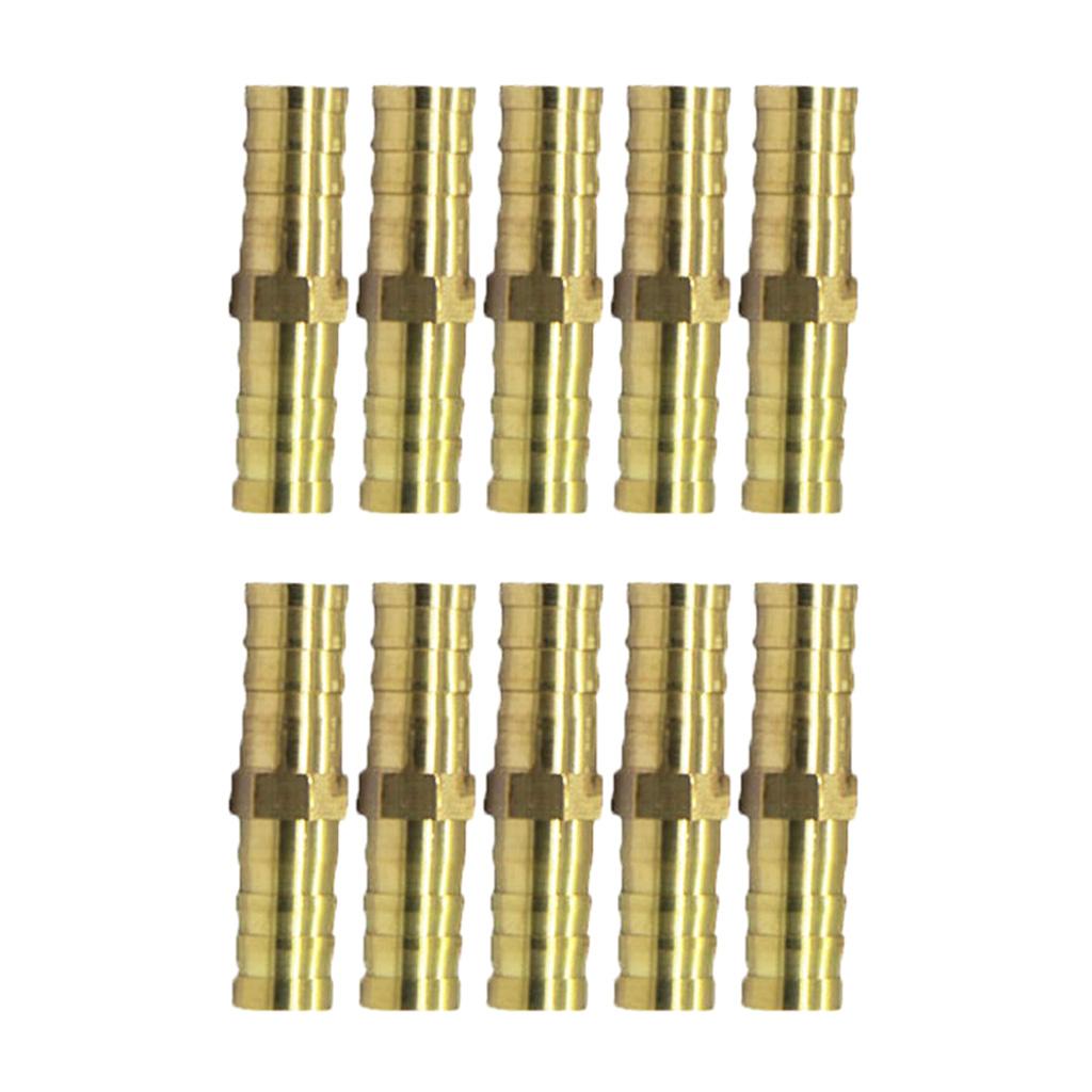10Pcs BRASS AIR FITTING MALE COUPLER HOSE FITTINGS COMPRESSOR CONNECTOR 6MM