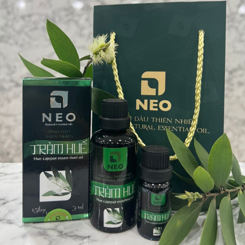 Tinh dầu thiên nhiên Tràm Huế NEO - Nguyên chất 100%, Tràm VietGAP, kháng khuẩn và chăm sóc bé yêu hiệu quả 10ml