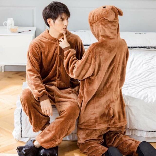 Bộ đồ thú Gấu nâu Người lớn