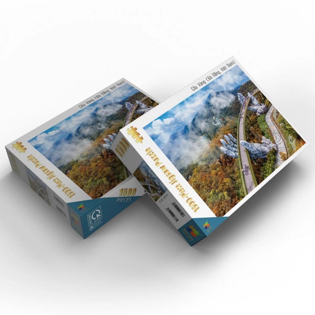 Bộ Tranh Ghép Hình Minh Châu - 60 x 80 cm (1500 Mảnh Ghép) - Cầu Vàng