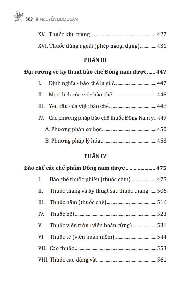 Sách Đông Nam Dược (Cách Sử Dụng - Bào Chế - Bảo Quản)