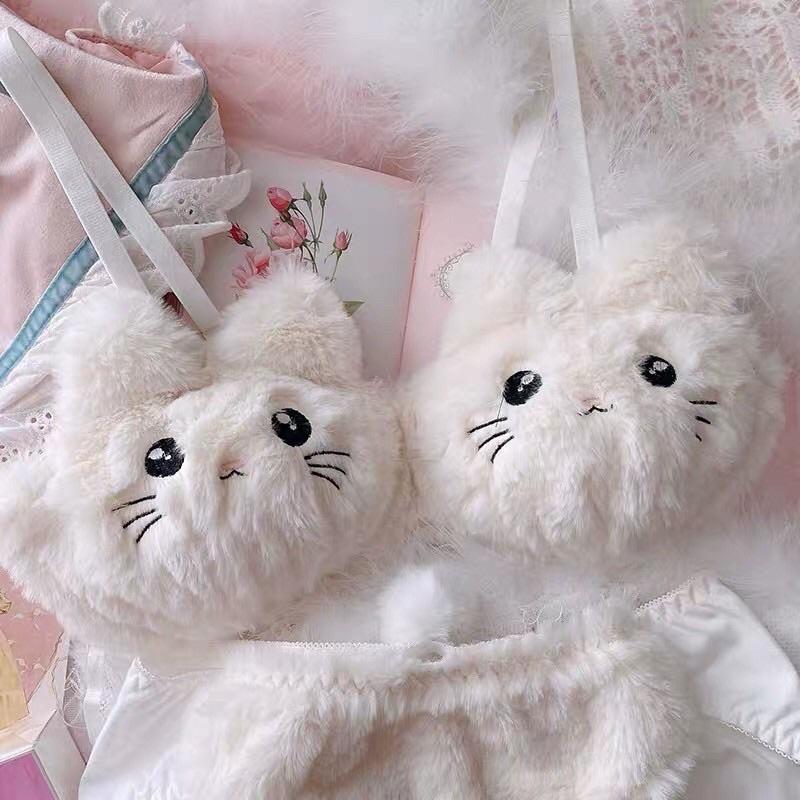 Set mèo bông cute- Kèm ảnh thật GIAO HOẢ TỐC HCM