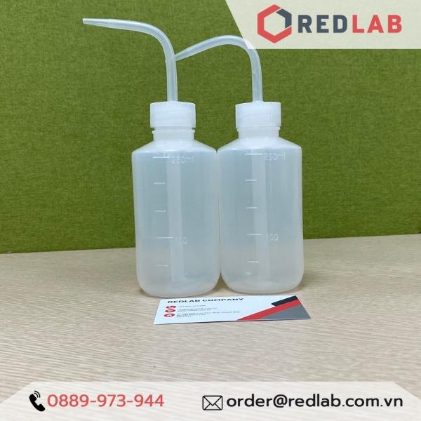 Bình tia nhựa miệng hẹp, LDPE có chia vạch 250ml - 500ml - 1000ml ONELAB