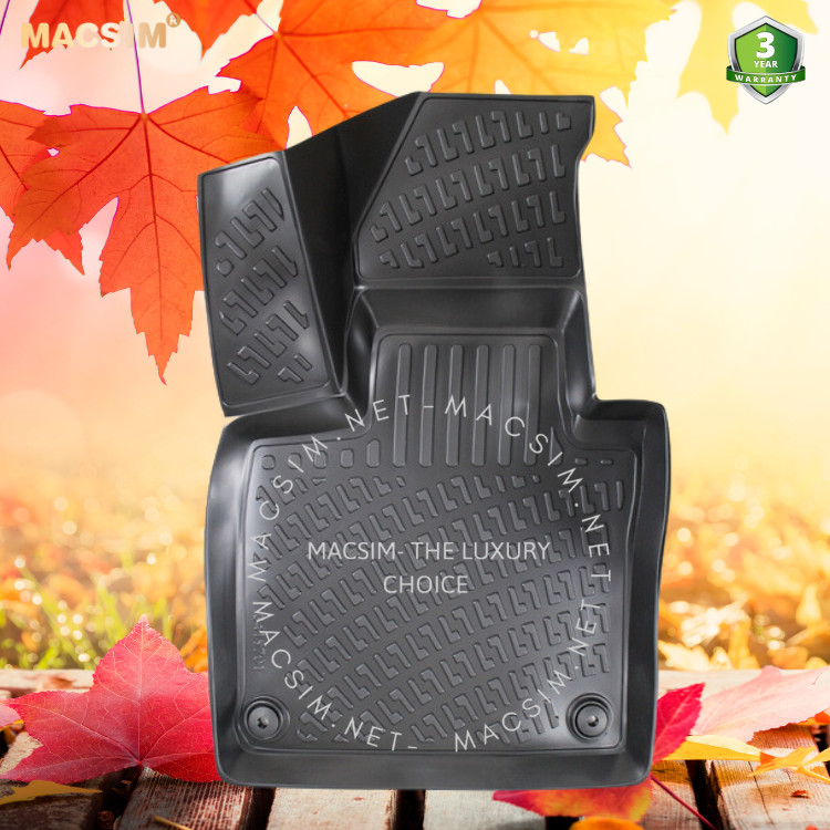Thảm lót sàn ô tô nhựa TPU Silicon Volvo XC-90 2015+ Nhãn hiệu Macsim