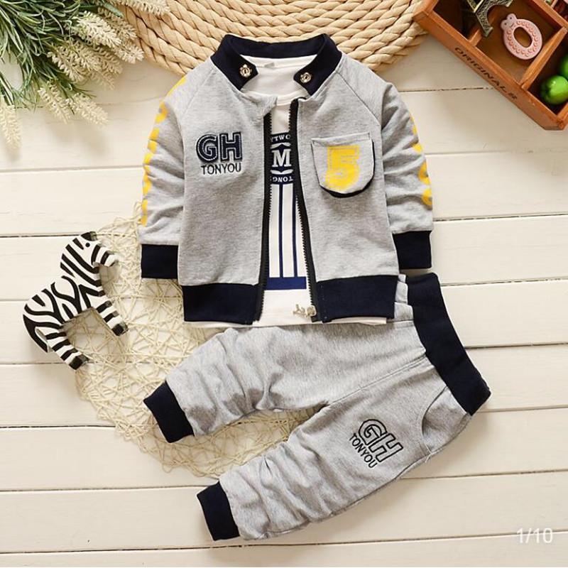 Bộ Quần Áo Bé Trai Bé Bộ Trang Phục 3 Phù Hợp Với Áo Bộ Thể Thao Bé Trai Cao Cấp + Tặng Mũ Trùm Áo Khoác + Quần Hoạt Hình Khủng Long Cho Bé phù Hợp Với Bé Bộ Quần Áo