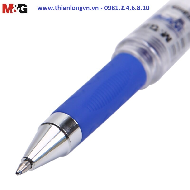 Hộp 12 cây Bút nước - bút gel 0.7mm M&amp;G - GP1111 màu xanh