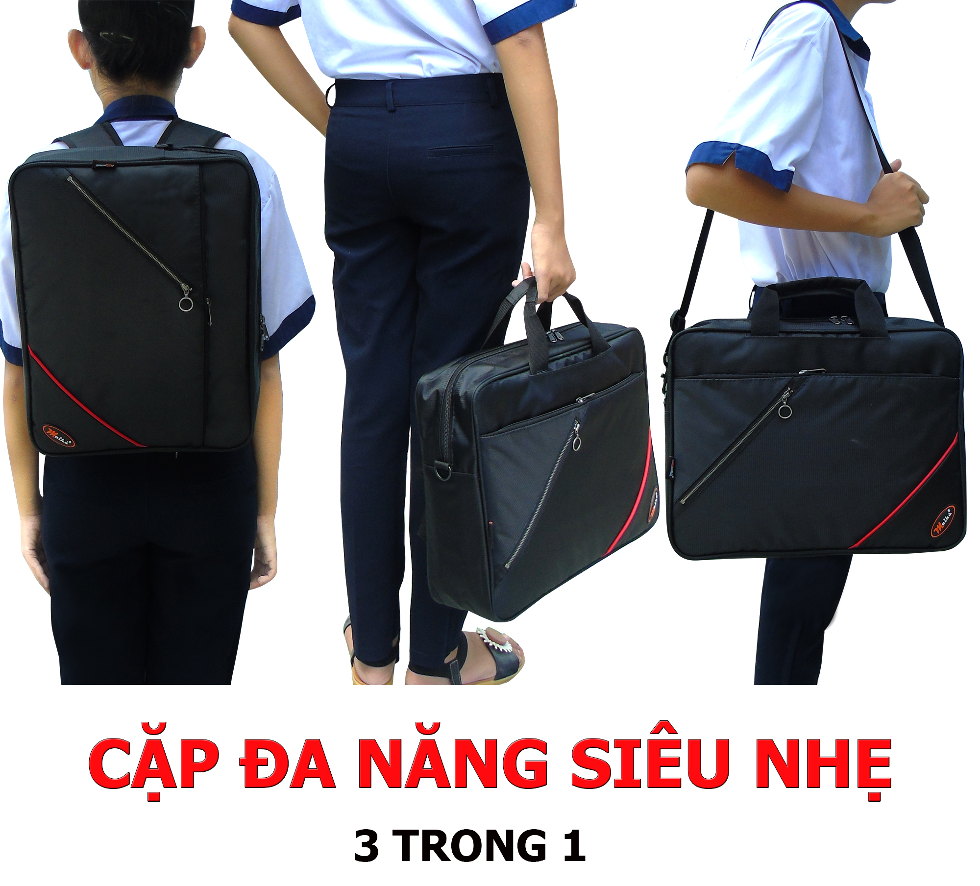 Cặp - Balo Đa Năng Siêu Nhẹ MH202