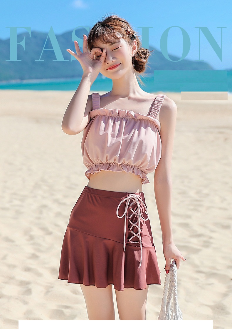 Đồ bơi, bikini hai mảnh kín đáo ba chi tiết cực xinh