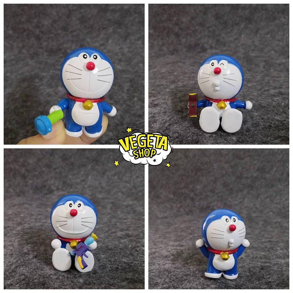 Mô hình Doraemon Doremon - Trọn bộ 8 Mô hình tư thế Doremon Doraemon và bảo bối - Cao khoảng 5~6cm