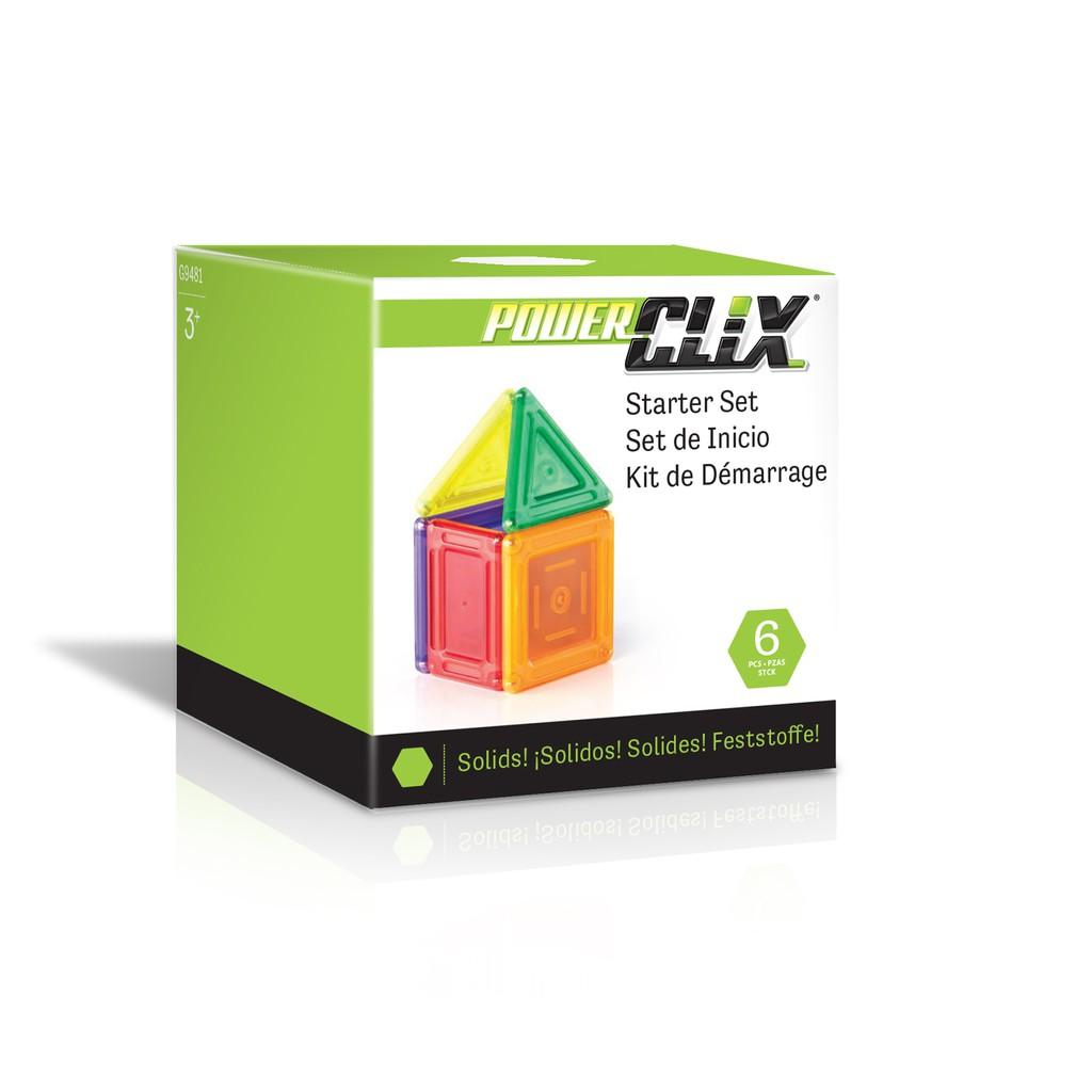 Đồ chơi lắp ráp PowerClix Dạng khối 6 miếng Guidecraft