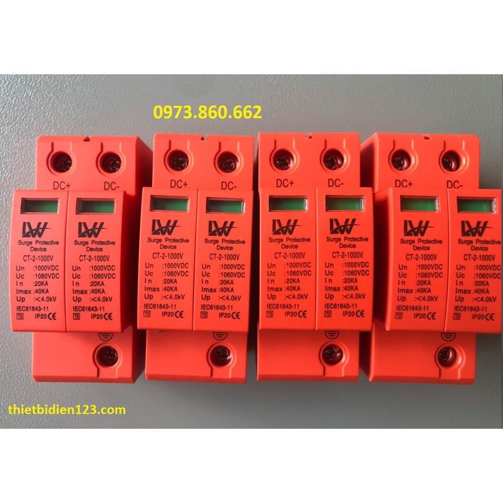 Cắt sét DC chất lượng tốt - Cắt lọc sét DC LW 500v - 1000v
