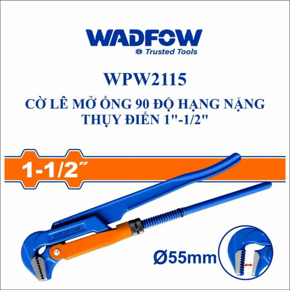 CỜ LÊ MỞ ỐNG 90 ĐỘ HẠNG NẶNG THỤY ĐIỂN 1"- 1/2" WADFOW WPW2115 - HÀNG CHÍNH HÃNG