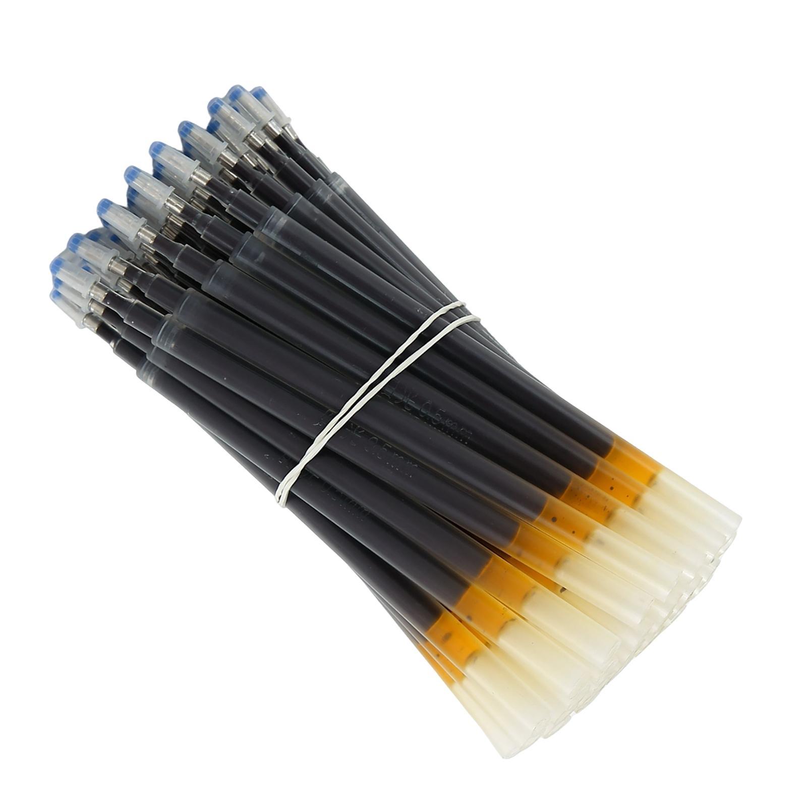 50pcs Fabric Marker Pen Refill Heat Erasable Fabric Marking Pens Auto Vanishing Pen for Tailors Sewing and Quilting Dressmaking