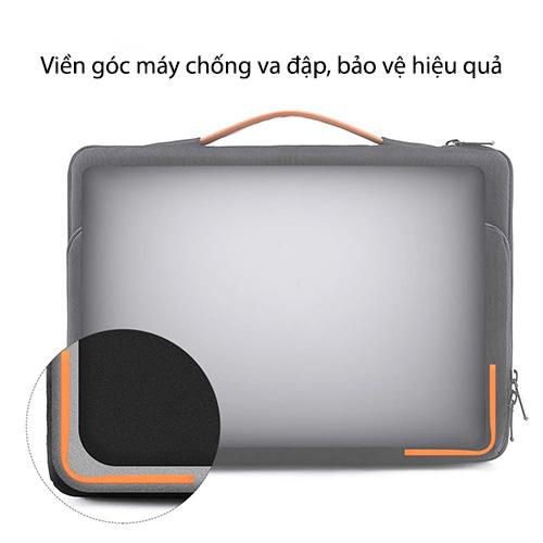 TÚI XÁCH CHỐNG SỐC TOMTOC BRIEFCASE CHO MACBOOK PRO 16” bảo vệ hoàn hảo chống va đập và trầy xước cho máy tính - HÀNG CHÍNH HÃNG