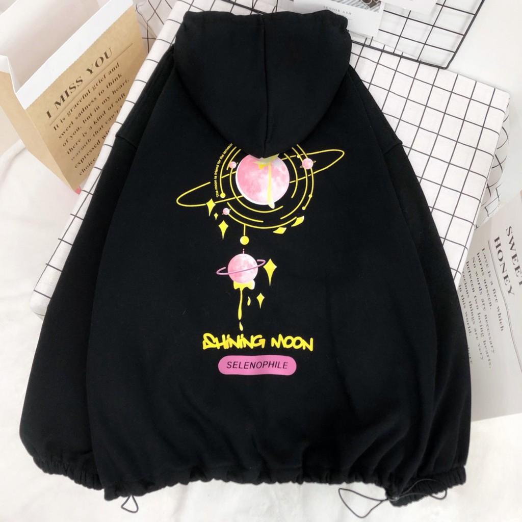 Áo Hoodie Nỉ - Áo Khoác Nỉ Nam Nữ Unisex SHININGMOON 2 Màu Cực Hot - LP.STORE
