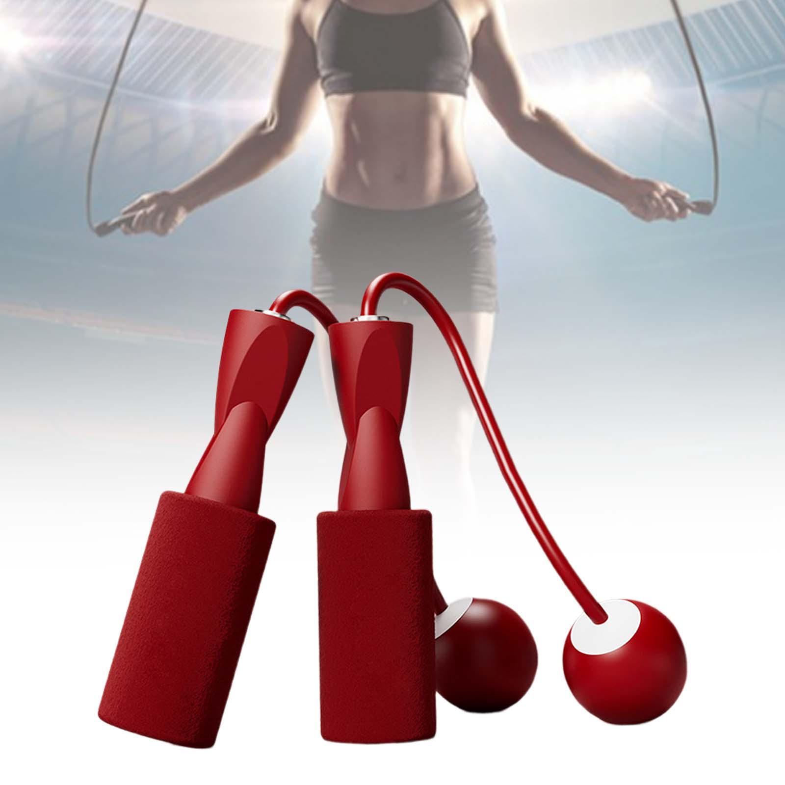 2 Pair Cordless Jumping Ropes Fitness Weighted Jump Ropes