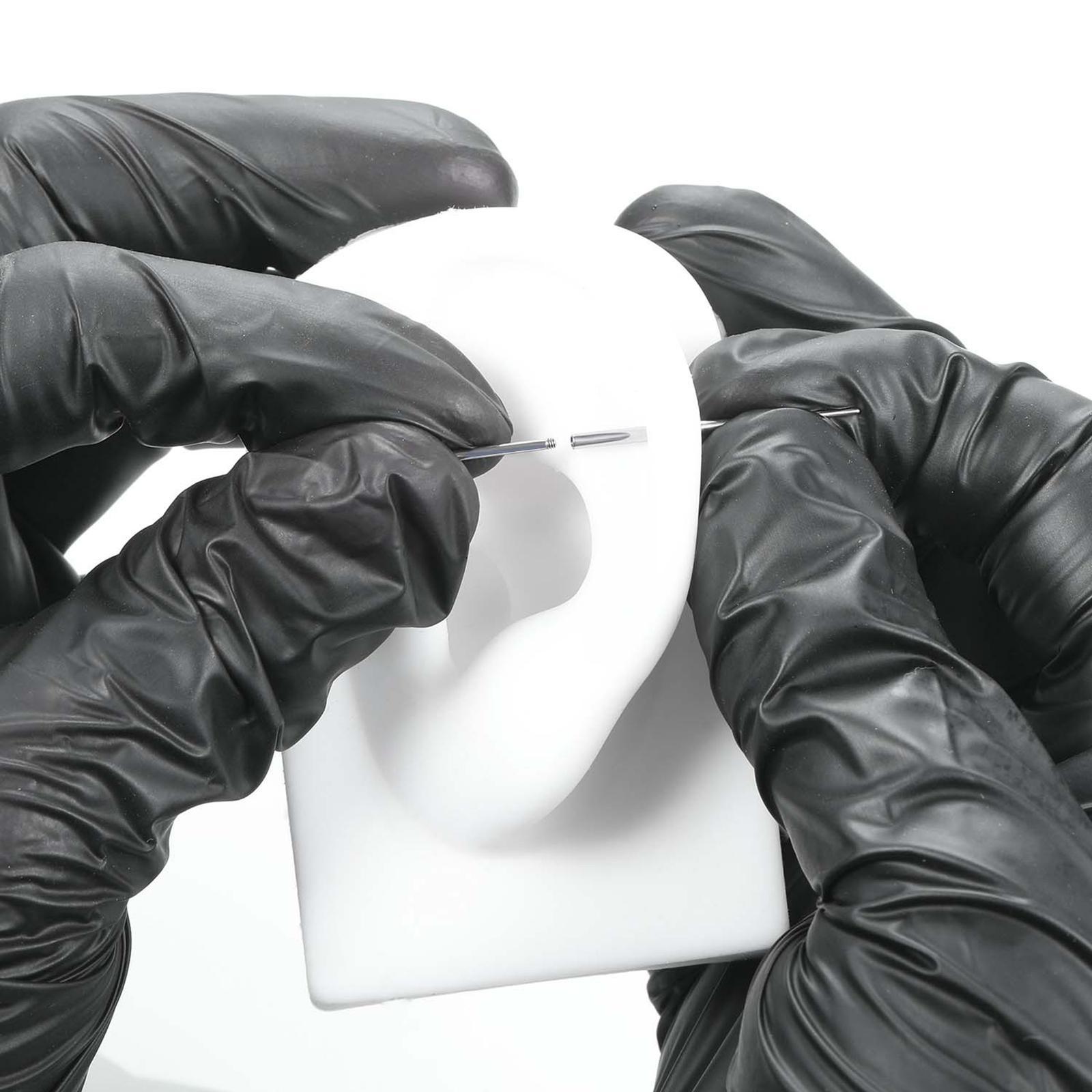 Threaded Taper Threaded Insertion Taper Insertion Pin Taper for Nose Navel 1.2mm