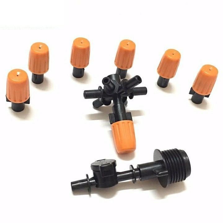 Đầu phun sương 7 cửa bộ có van áp