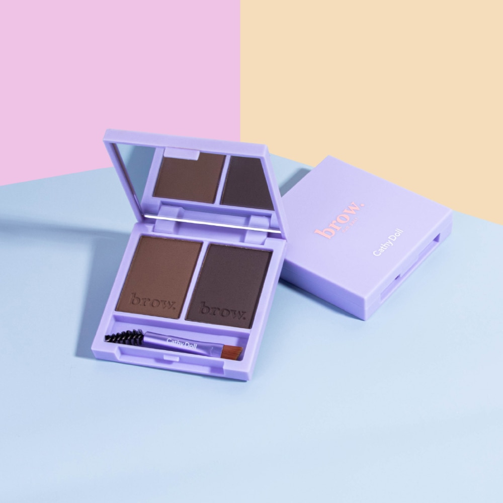 Bột Vẽ Chân Mày Cathy Doll Brow Duo Pact 2.5g + 2.5g