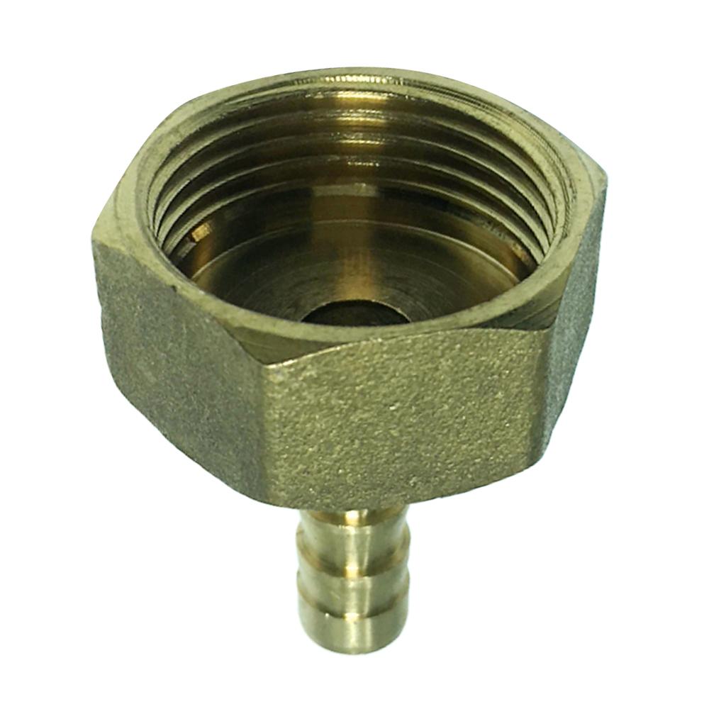 Brass Pipe Fitting Coupler Connector - Hose Adapter  DN20 8-25mm Dia- Solid, 7 Sizes