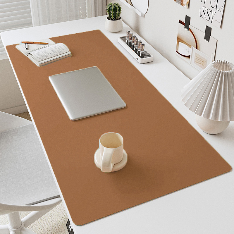 Deskpad da tấm di chuột miếng lót chuột khổ lớn, thảm da trải bàn làm việc 60x30cm - Hàng chính hãng