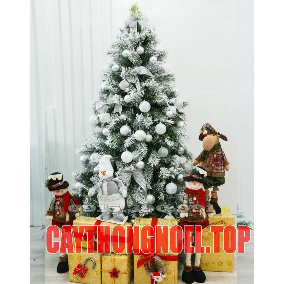 Cây thông noel phủ tuyết 1m2