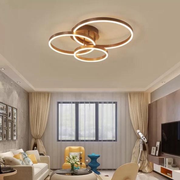 Đèn LED Ốp Trần MN345, LED trang trí Phòng Khách, Đèn ốp trần phòng ngủ - 3 phương thức Sáng DT DDT