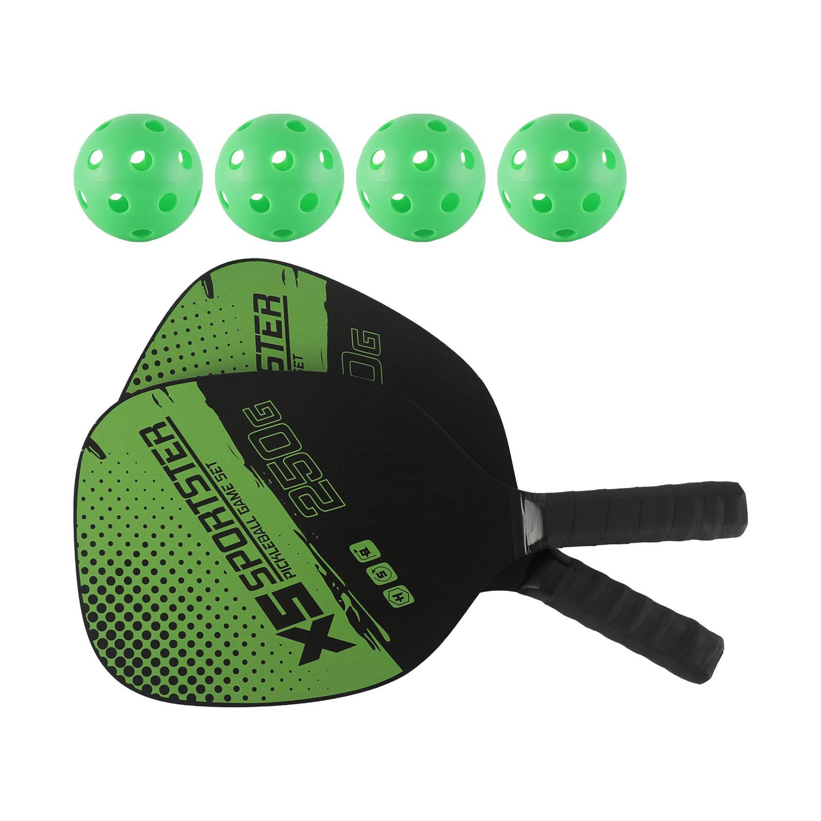 Pickleball Paddles Set of 2 Pickleball Rackets Professional with Carrying Bag Paddle for Pickleball and Ball Set Beginners 2 Players Unisex Pros