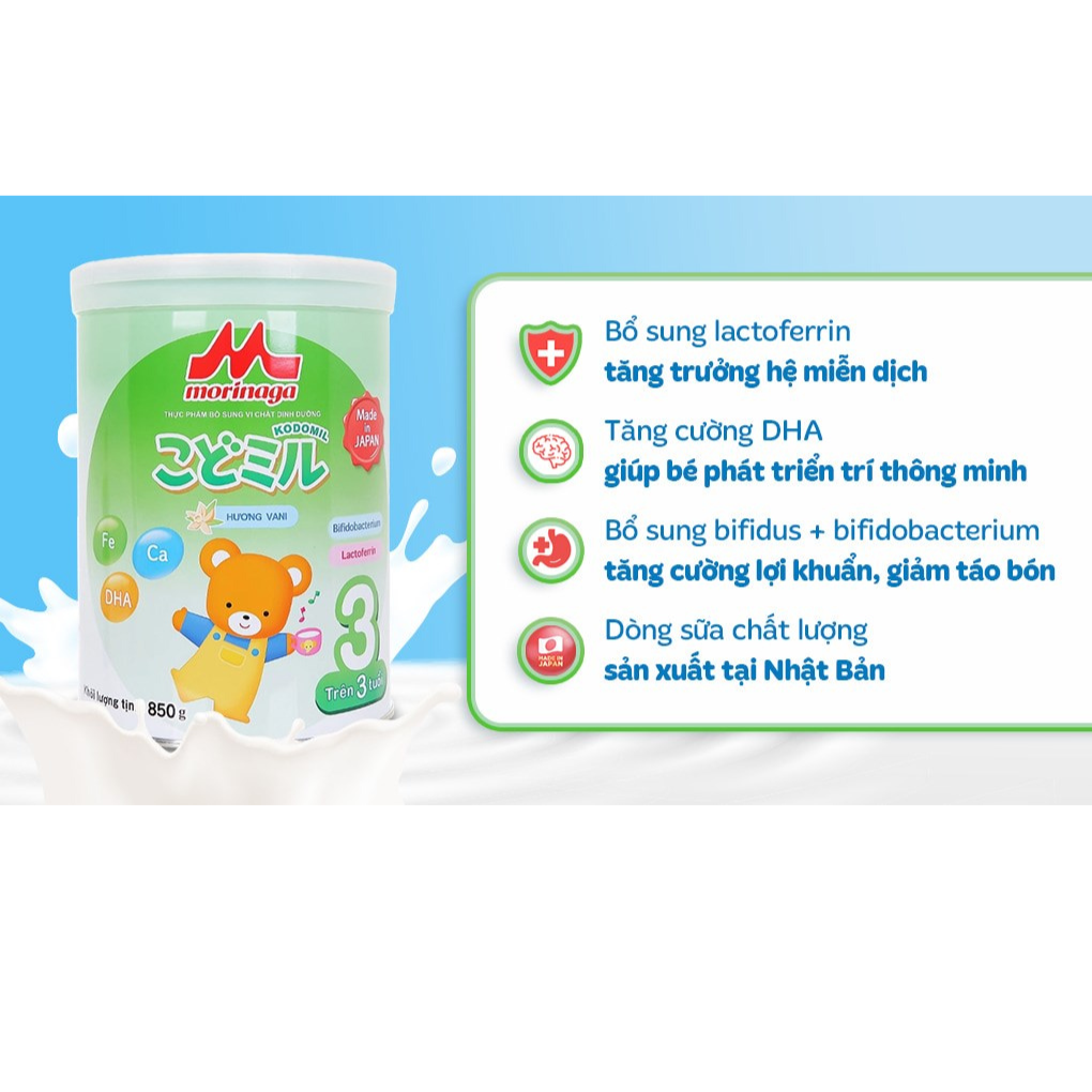 Sữa Morinaga Số 3 Hương Dâu - Kodomil