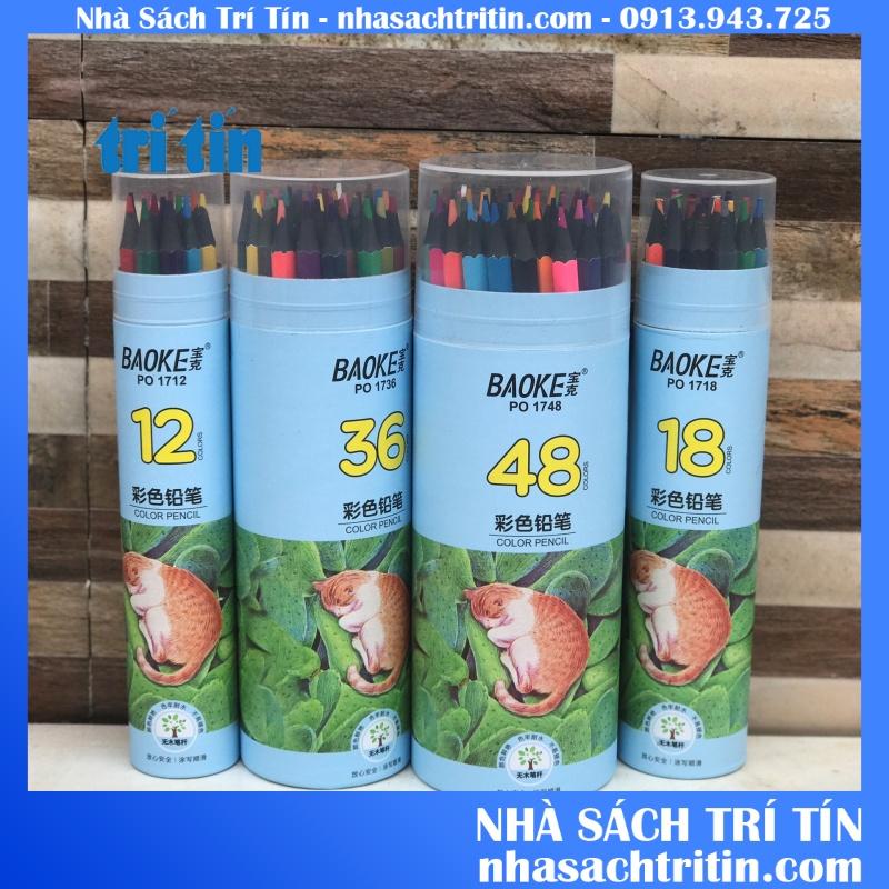 Bút chì màu dẻo Baoke, màu sắc tươi sáng, thân thiện môi trường