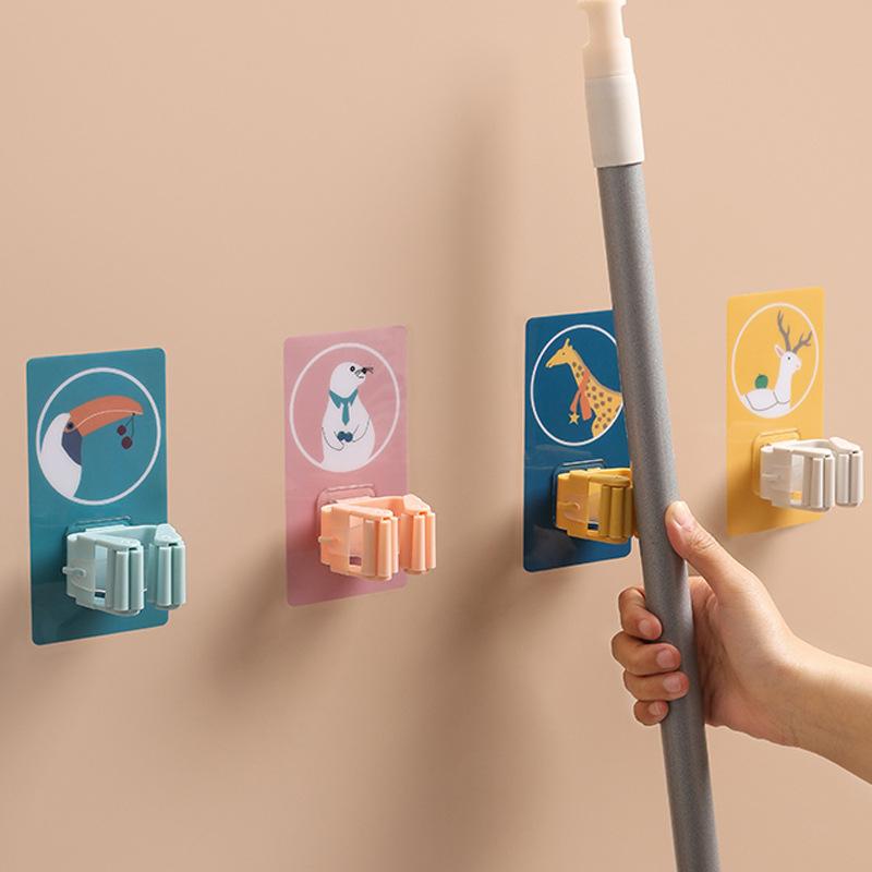 Móc Dán Tường Treo Cây Lau Nhà Tiện Lợi