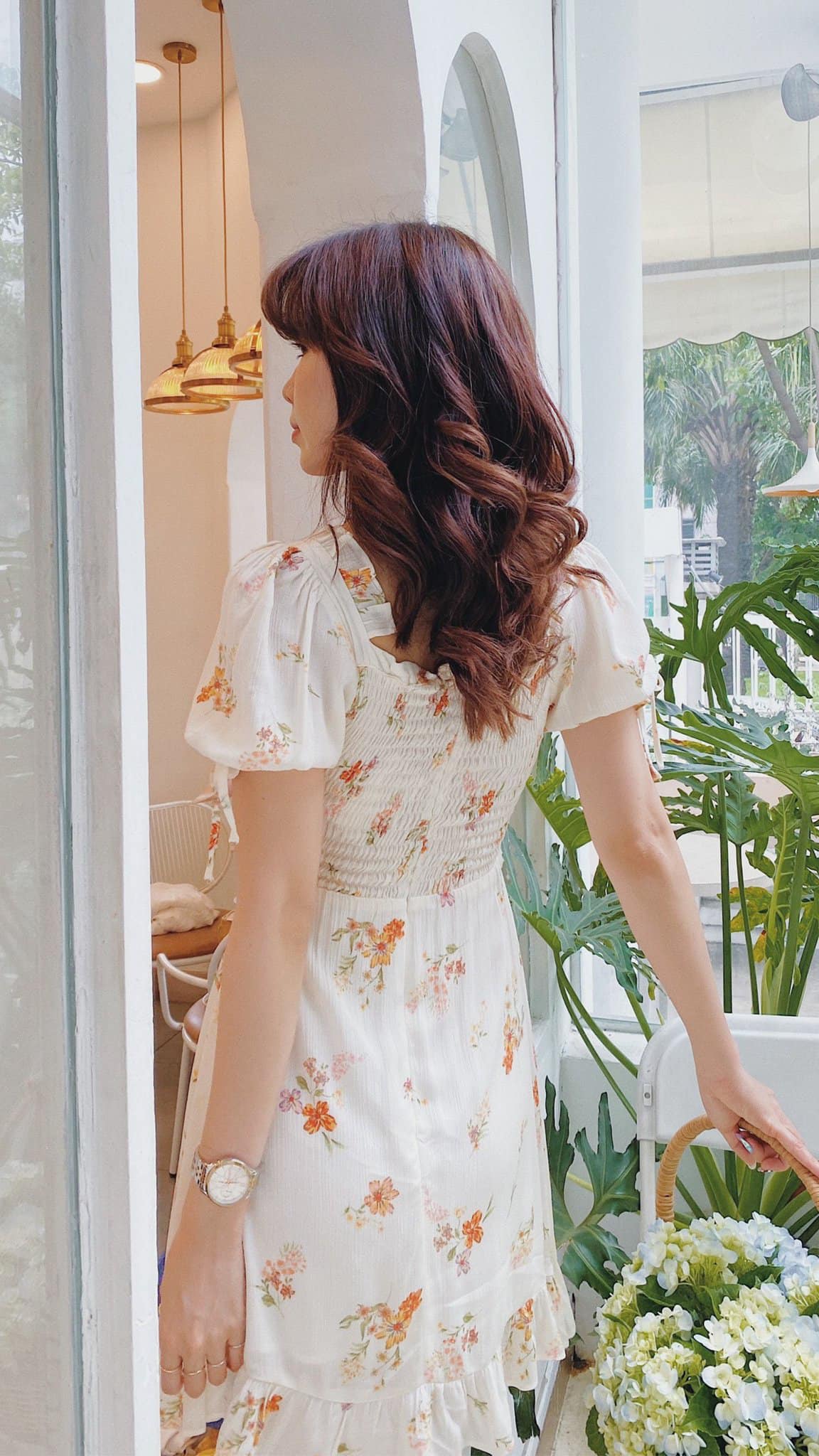 Đầm trắng hoa Audrey Dress Gem Clothing SP060517
