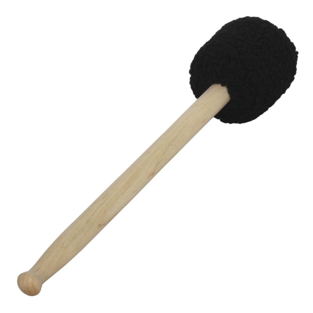 Concert Bass Drum Mallet Timpani Mallet Stick Beater with Felt Head Black