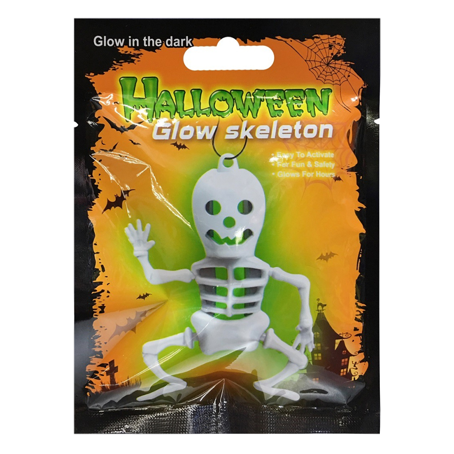 Vòng Cổ, Bộ Xương Phát Sáng 4 Loại Màu Halloween Uncle Bills Uh00025