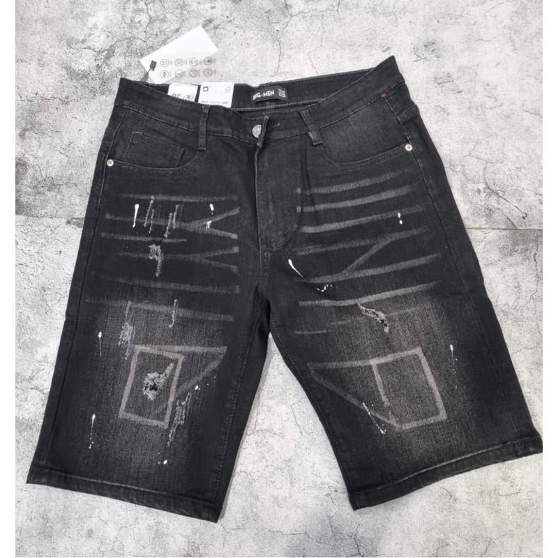 Quần short jean nam big size