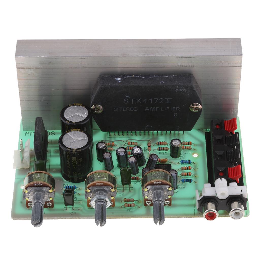 DC 12V DX0408 Digital Power Audio Stereo Amplifier Board Module DIY 100W