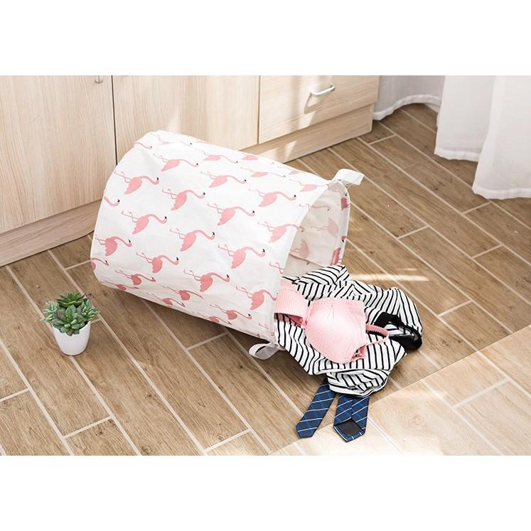 Sọt Vải Đựng Đồ Có Thể Gấp Gọn Size Lớn, Giỏ Đựng Quần Áo Đa Năng Vintage Adu79 - NEW