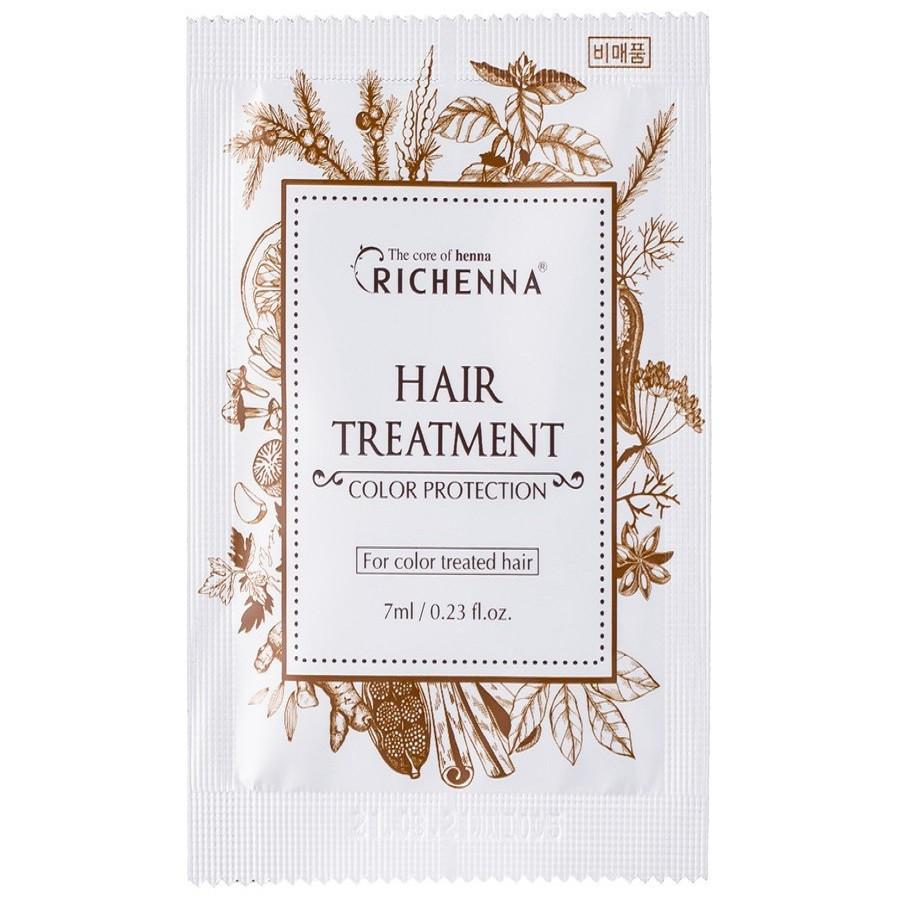 Thuốc nhuộm tóc hồng sâm Hàn Quốc Richenna Color Cream Red Ginseng 60/60g - Light Chestnut 4N màu nâu hạt dẻ sáng